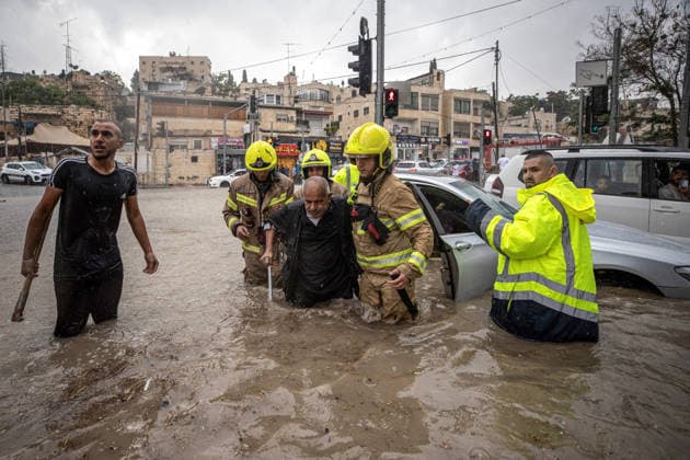 Israel, Flooding in Jerusalem