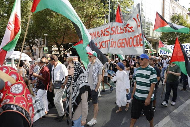 Berlin, pro-Palestinian demonstration