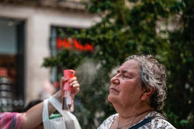 France, heatwave in Nancy