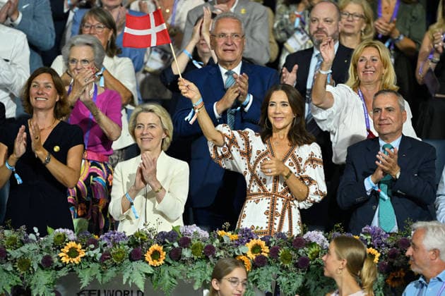Celebrities and distinguished guests at the World Equestrian Games in Aachen