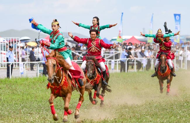 China, Traditional Nadam Festival in Inner Mongolia