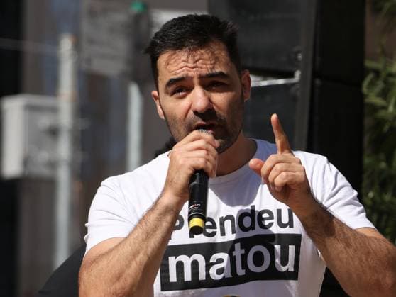Brazil: Renan Santos at the start of his election campaign in São Paulo