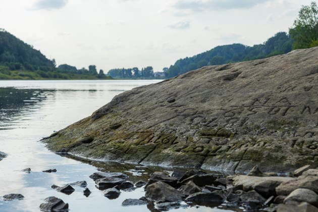 Saxony: Low water levels on the Elbe near Pirna