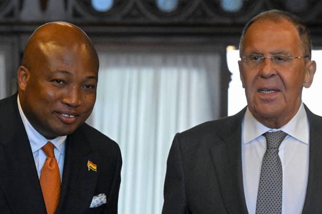 Russia: Sergey Lavrov welcomes Samuel Okudzeto Ablakwa to Moscow