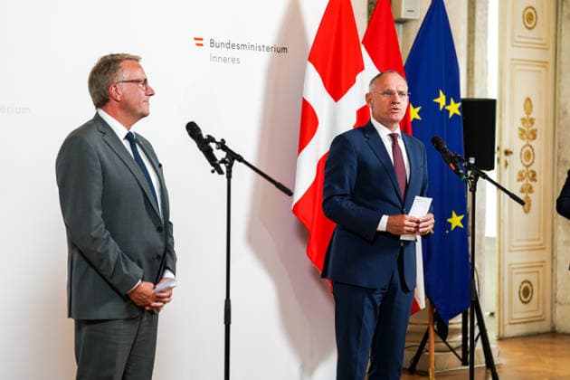 Austria: Gerhard Karner meets Morten Bodskov in Vienna