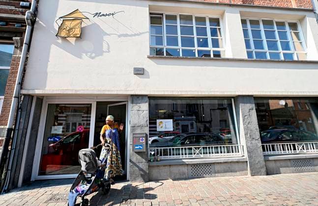 Belgium, relief effort for schoolchildren in Brussels