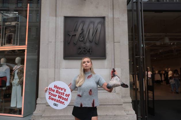 United Kingdom, PETA protest in London