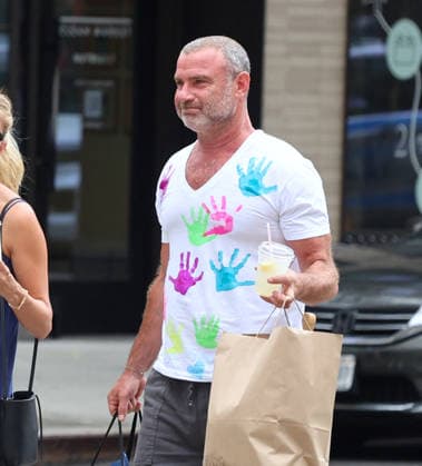 Celebrity: Liev Schreiber out and about in New York