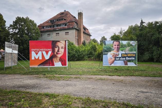 Mecklenburg, posters for the state election