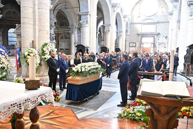 Rome, Fulvio Lucisano’s funeral