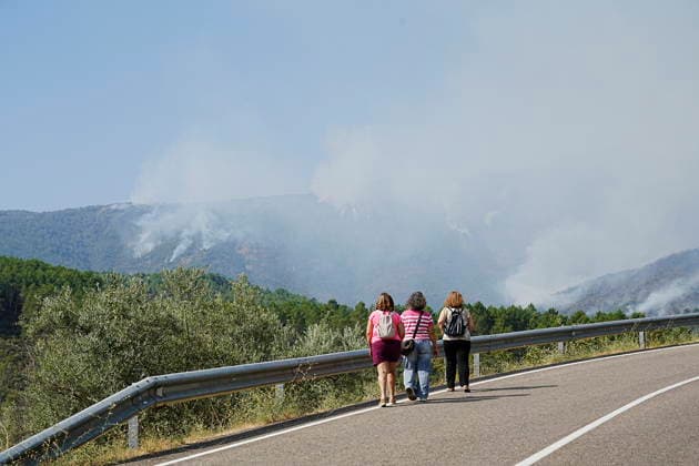 Spain, fires in Extremadura