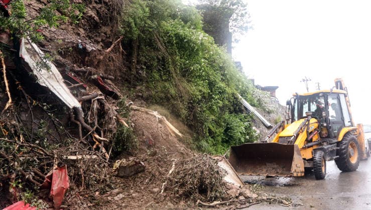 India, landslide in Shimla