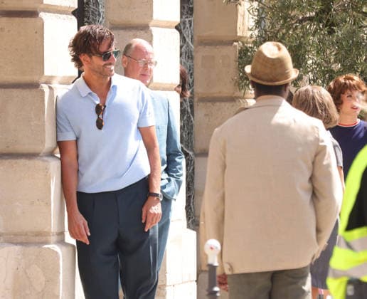 Celebrity, Film, Bradley Cooper whilst filming the *Ocean’s Eleven* prequel in Paris