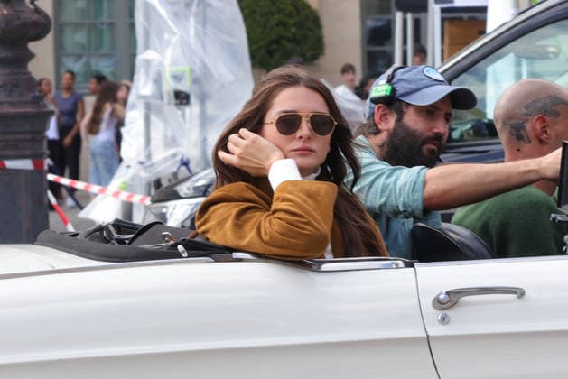 Celebrity: Charlotte Lawrence at a photoshoot in Paris