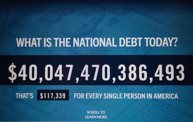 US: National debt rises above 40 trillion dollars for the first time