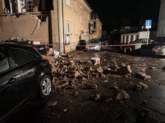 Rhineland-Palatinate: Damage following a storm in Höhr-Grenzhausen