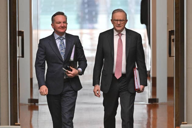 Australia, Anthony Albanese in Parliament in Canberra