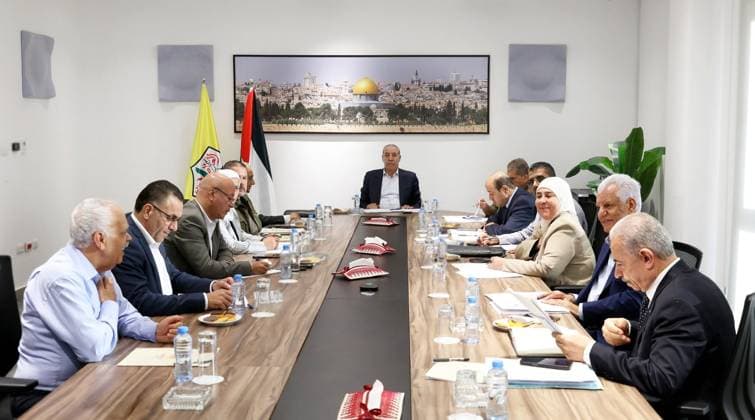 West Bank, Fatah meeting in Ramallah