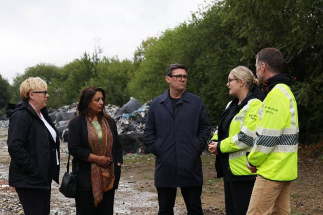 United Kingdom: Andy Burnham visits Bradford