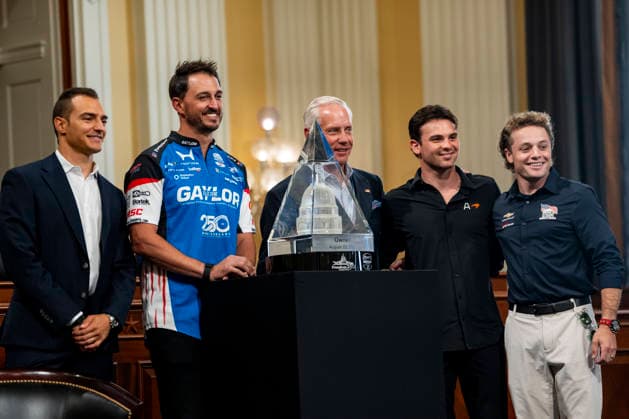 USA, press preview for the IndyCar race on the National Mall in Washington DC