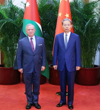 Beijing: King Abdullah II of Jordan visits China