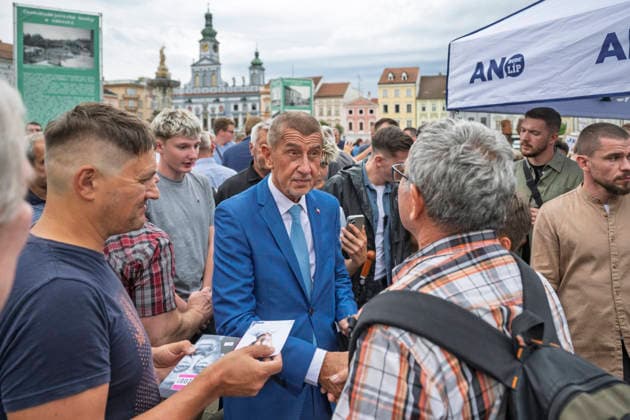 Czech Republic, Andrej Babiš in České Budějovice