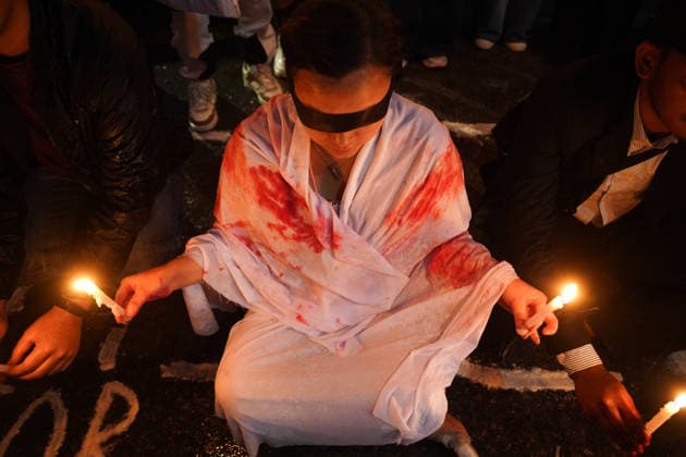 Nepal: Protest and candlelit vigil for Garima Chaudhary in Kathmandu