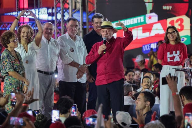 Brazil: Luiz Inácio Lula da Silva on the campaign trail in Belo Horizonte