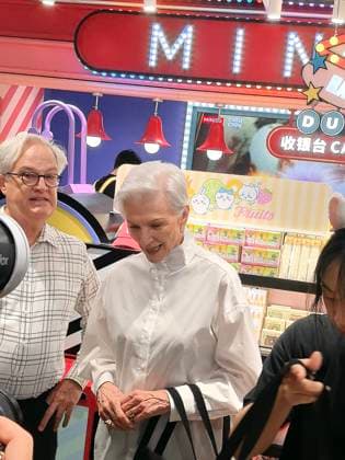 Celebrity, Maye Musk out and about in Shanghai