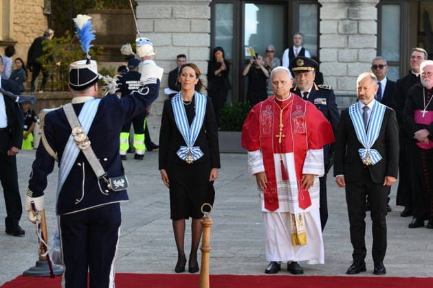 San Marino, reception for Pope Leo XIV