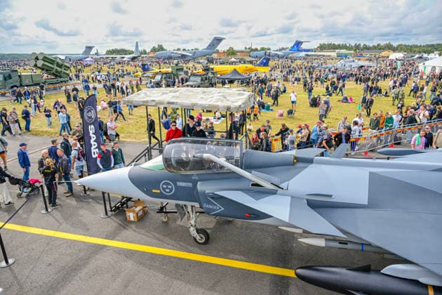 Sweden: Air shows in Linköping to mark the 100th anniversary of the Air Force