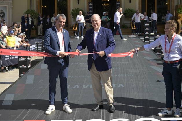 Royals: Prince Albert of Monaco opens the Vuelta a España in Monaco