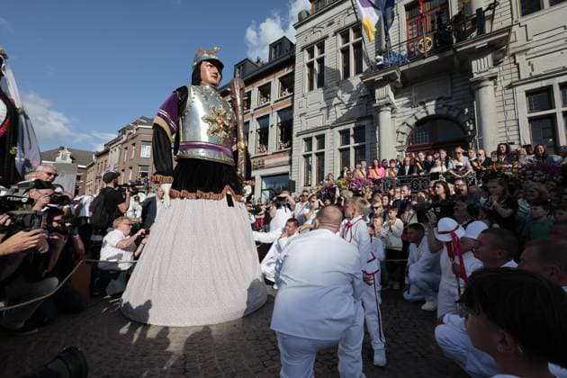 Belgium, Ducasse Festival in Ath