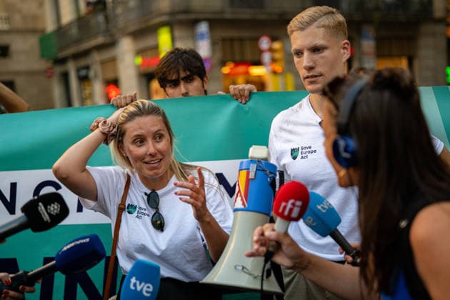 Spain, ‘Save Europe Act’ rally in Barcelona