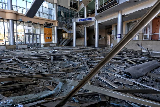 War in Ukraine: Rozdilna railway station in Odessa damaged following a Russian attack