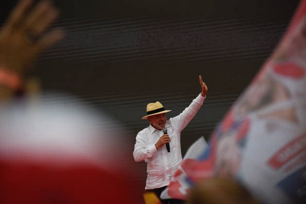 Brazil: President Lula makes his first major campaign appearance in the state of Rio de Janeiro, in Bangu