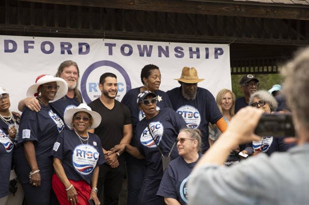 USA: Abdul El-Sayed speaks at a campaign event in Redford Township