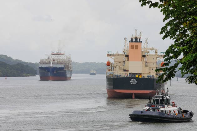 Panama: Panama Canal reduces daily transits due to low rainfall, Panama City