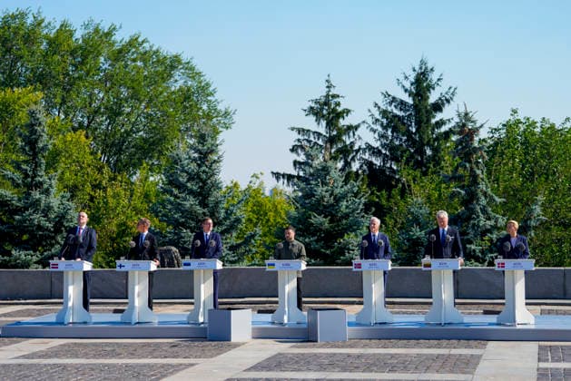 War in Ukraine, Nordic-Baltic Summit in Kyiv