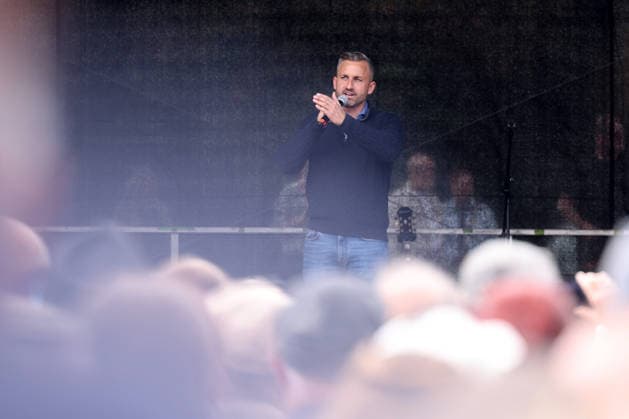 Saxony-Anhalt: AfD election campaign with Ulrich Siegmund in Quedlinburg
