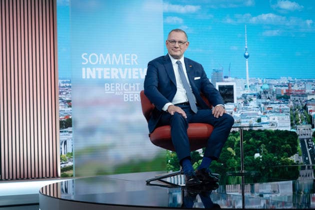 Berlin: Tino Chrupalla in the ARD summer interview