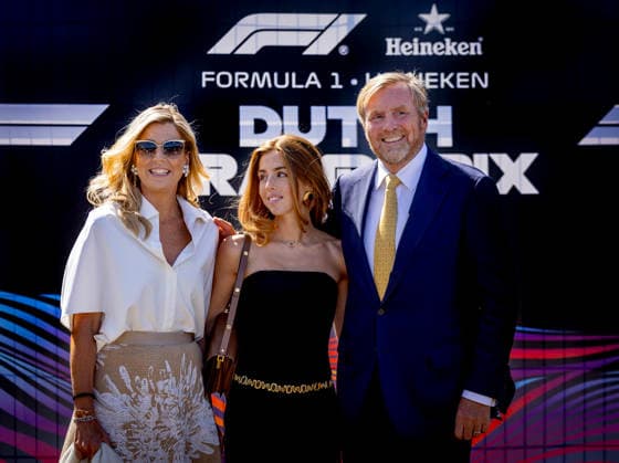 Royals: The Dutch Royal Family attend the Dutch Formula 1 Grand Prix at Zandvoort
