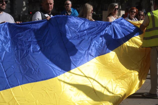 United Kingdom, rally in London to mark Ukraine’s National Flag Day