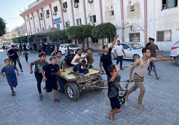 The Middle East conflict, Gaza, impressions from Nasser Hospital in Khan Yunis