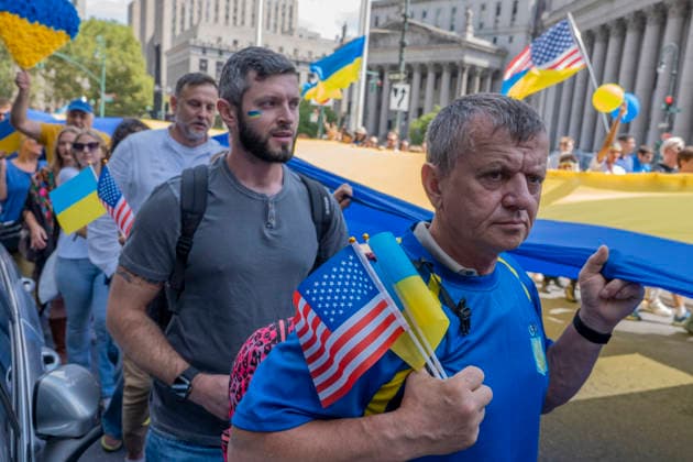 USA, rally to mark Ukraine’s National Flag Day in New York