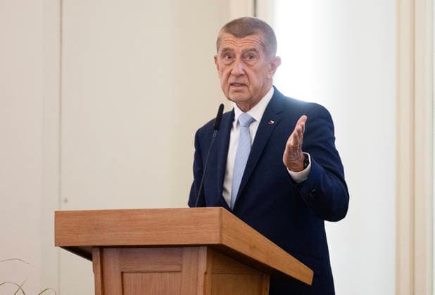 Czech Republic: Andrej Babiš at a meeting with diplomats in Prague