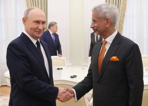 Moscow: Vladimir Putin receives Subrahmanyam Jaishankar
