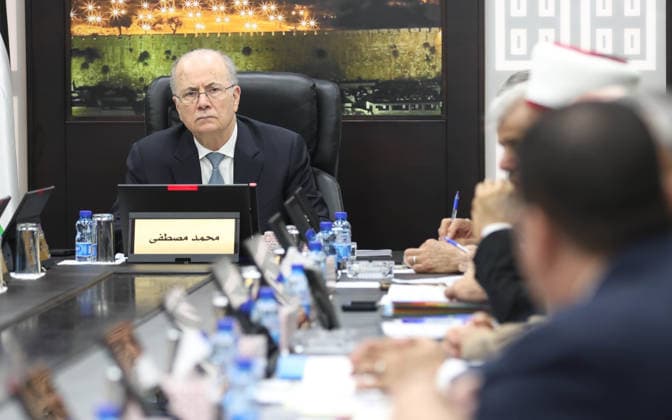West Bank: Mohammad Mustafa chairs weekly cabinet meeting in Ramallah