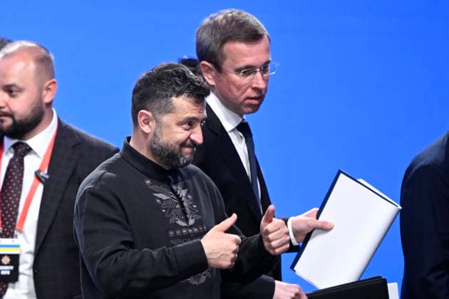 Ukraine: Volodymyr Zelenskyi at a meeting of the Coalition of the Willing in Kyiv