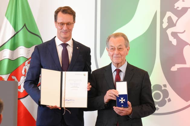 North Rhine-Westphalia: Franz Müntefering receives the Order of Merit of the State of North Rhine-Westphalia